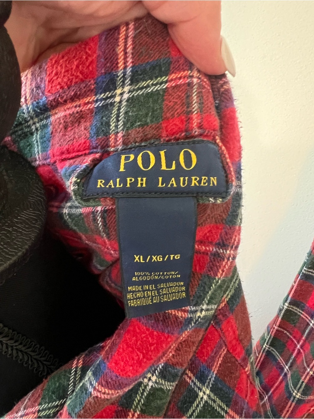 Polo Ralph Lauren Plaid Flannel Panama Set with Horse Logo - Picture 5 of 10